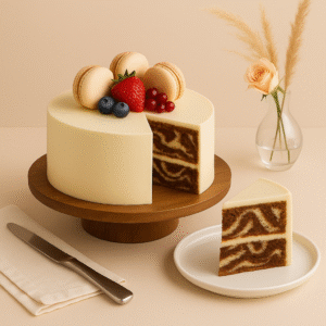 Elegant Marble Cake