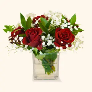 Red Whisper Vase