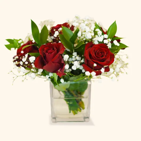 Red Whisper Vase