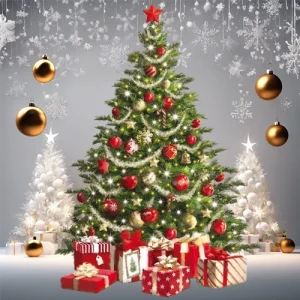 9ft Fresh Christmas Tree – Without Stand